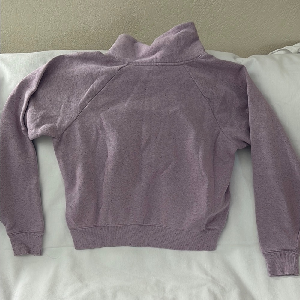 Under Armour Lavender High-Collar Sweatshirt - Picture 3 of 4